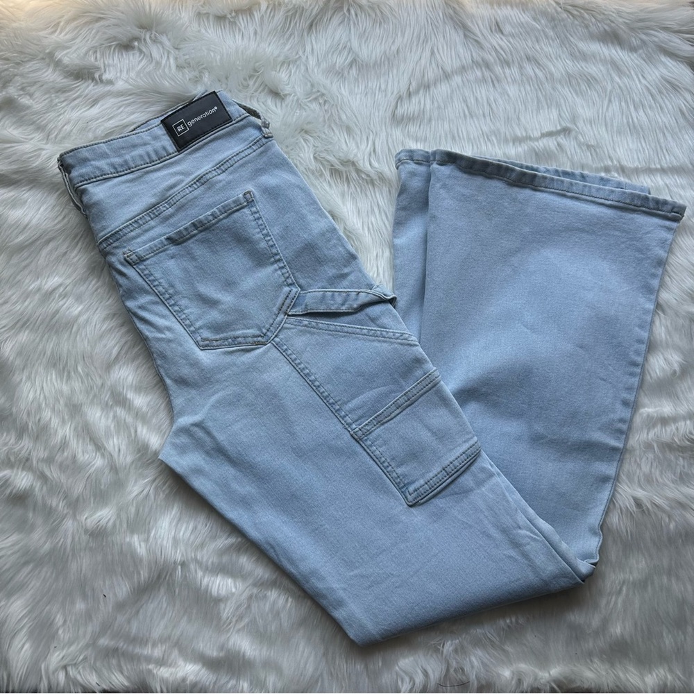 Celebrity Pink Light Blue Straight Leg Jeans